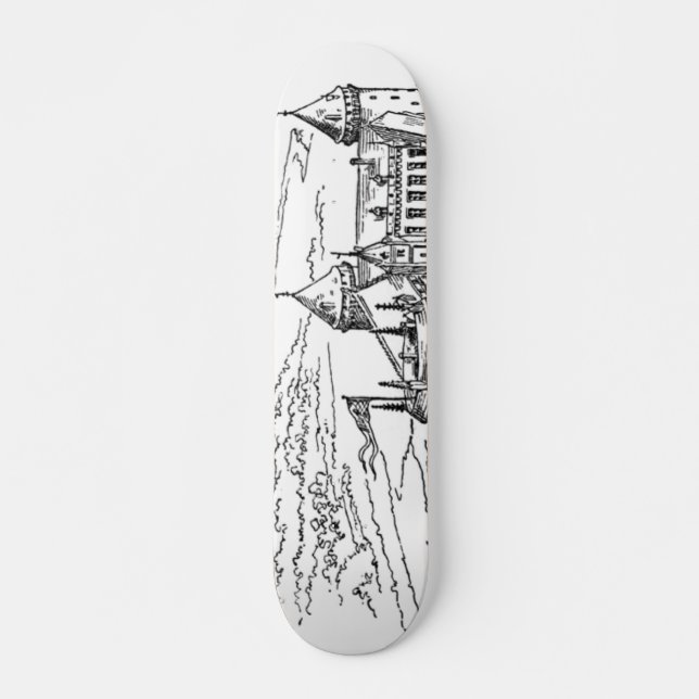 Skateboard do Castelo Medieval (Frente)