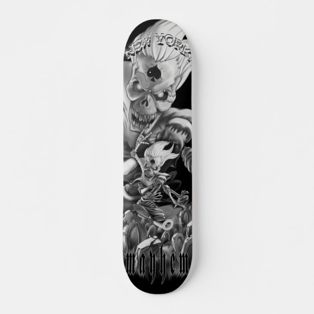 Skateboard do conselho New York Mayhem Sk8 (Frente)