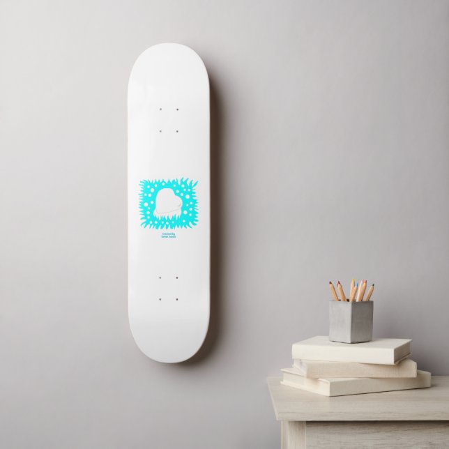 Skateboard do Coração da Neve do inverno (Arte de parede)