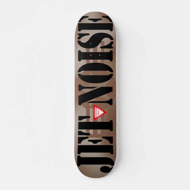 Skateboard do deserto do Jet Noise (Frente)