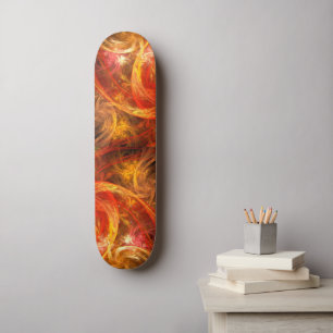 Skateboard do Firestorm Nova Abstrato Art