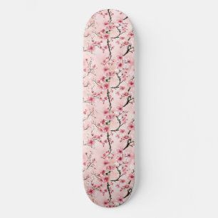 Skateboard do Flor de Cereja Japonês
