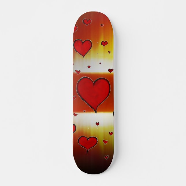 Skateboard do Grupo de Corações (Frente)
