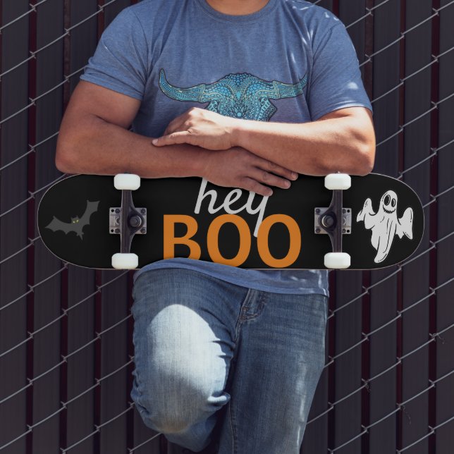 Skateboard - ei BOO Fantasma / Morcegos Preto (Ao ar livre 3)