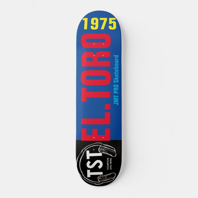 SKATEBOARD EL TORO 1975 / JMT EUA (Frente)
