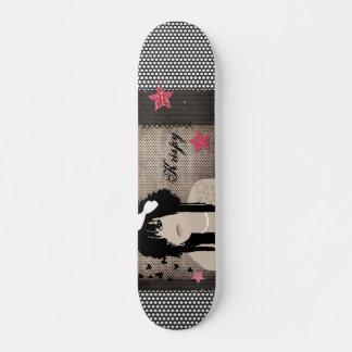 Skateboard Emo Girl