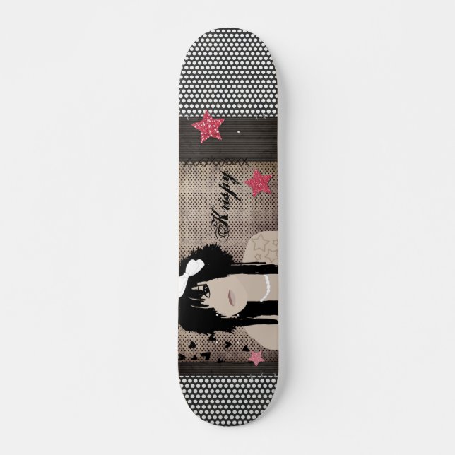Skateboard Emo Girl (Frente)