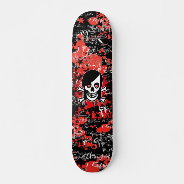 Skateboard Emo Girl (Frente)