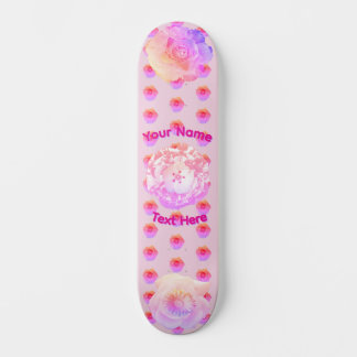 Skateboard Flor Tomboy Rosa