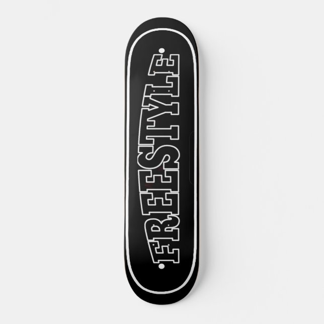 Skateboard Freestyle, Skateboard Deck Freestyle (Frente)