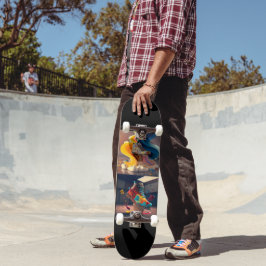 Skateboard Funky com design de Sneaker Cool 7¾" De