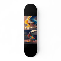 Skateboard Funky com design de Sneaker Cool 7¾" De
