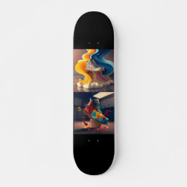 Skateboard Funky com design de Sneaker Cool 7¾" De