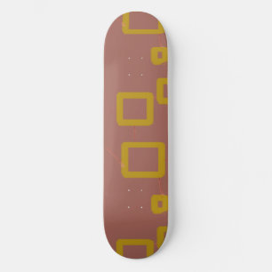 Skateboard Geométrico Brown
