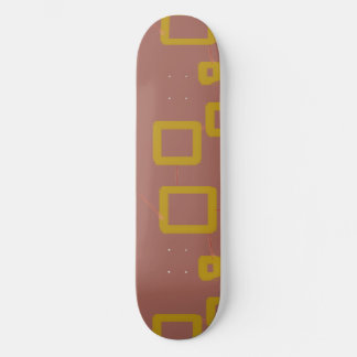 Skateboard Geométrico Brown