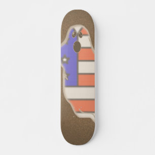 Skateboard Ghost Patriótico
