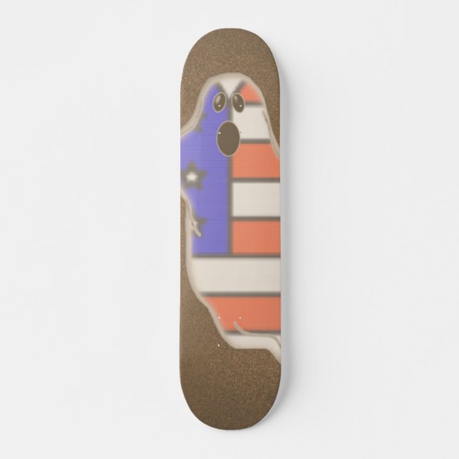 Skateboard Ghost Patriótico (Frente)