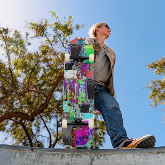 Skateboard – Grade Abstrata (Ao ar livre 1)