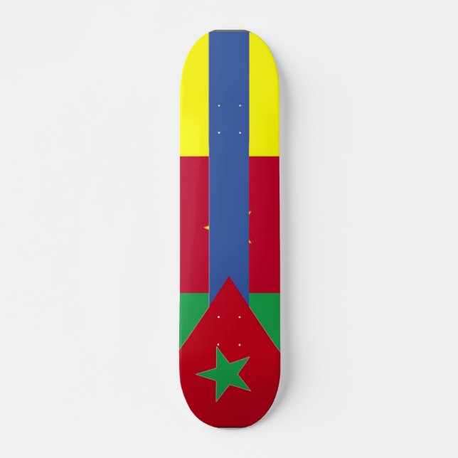 Skateboard Green Star (Frente)