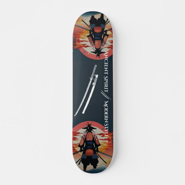 Skateboard Guerreiro Samurai (Frente)