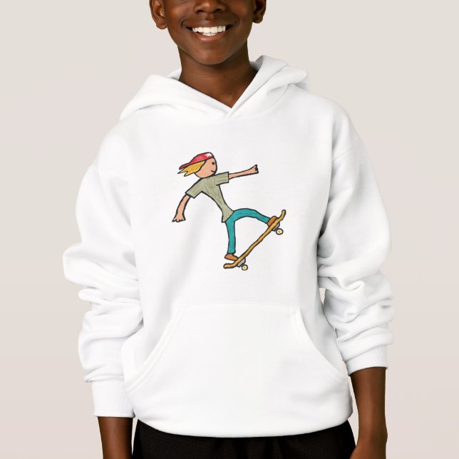 Skateboard Hoodie (Frente)