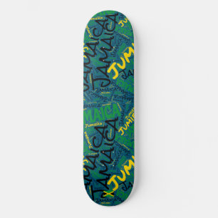 Skateboard Jamaica Orgulho Nacional Nuvem de Palav
