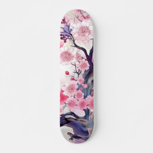 Skateboard Japonês Cherry Blossom