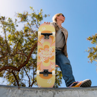 Skateboard Legal Groovy Retro Vintage Poder das Fl