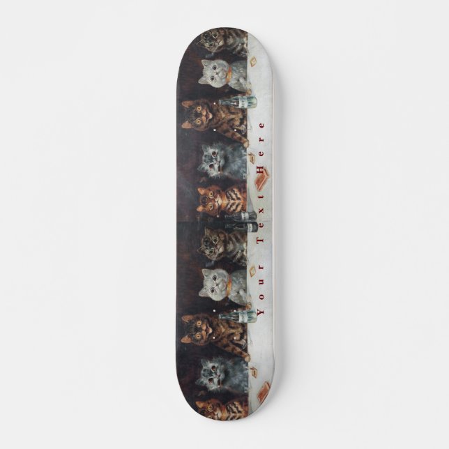 Skateboard Louis Wain Cats (Frente)