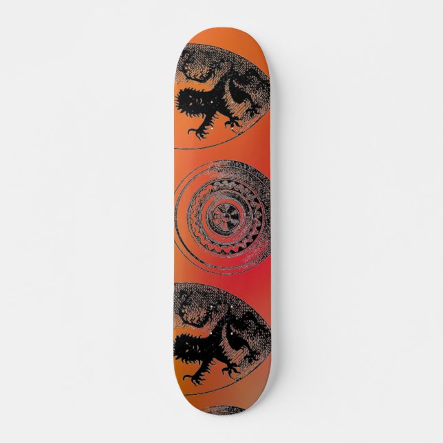 Skateboard Medieval Shields (Frente)