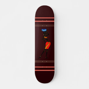Skateboard Mulheres de África