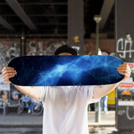 Skateboard Nebula Azul | Pavimento do skate espaci