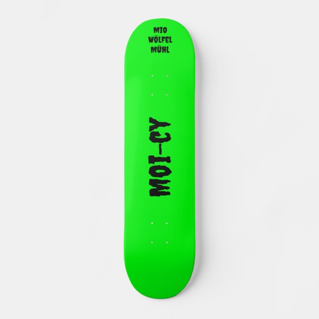 Skateboard neongrün (Frente)