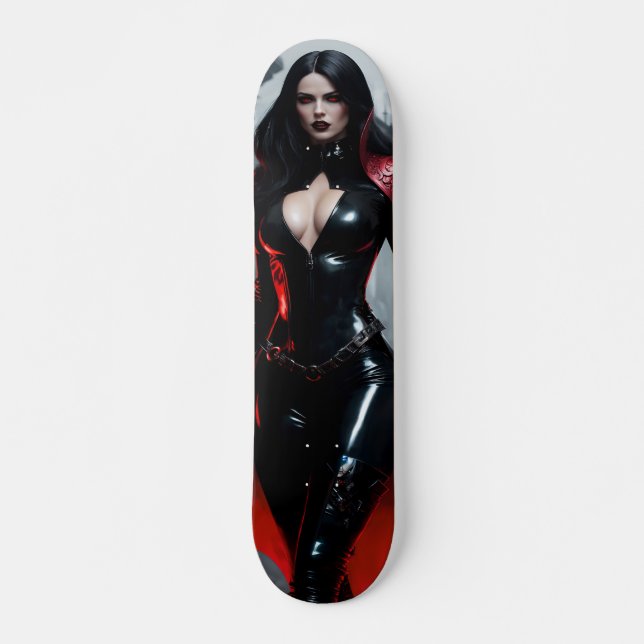 Skateboard para mulheres Vampiras para a rua ou pa (Frente)