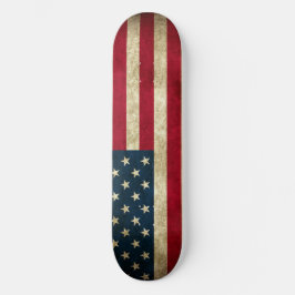 Skateboard Patriótico com a bandeira Americana