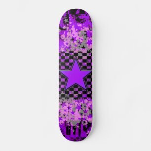 Skateboard Personalizada em Estrela Roxa