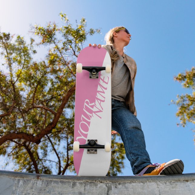 Skateboard Personalizado - Adicione seu nome (Ao ar livre 1)