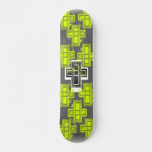 Skateboard Personalizado com Cruzes de Grafite
