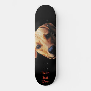 Skateboard Personalizado Com Rosto De Cachorro