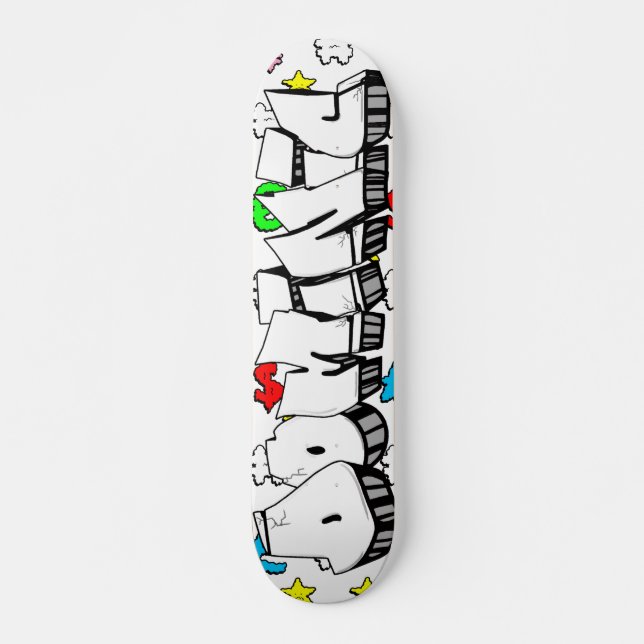 Skateboard Personalizado do Grafite Dominic (Frente)