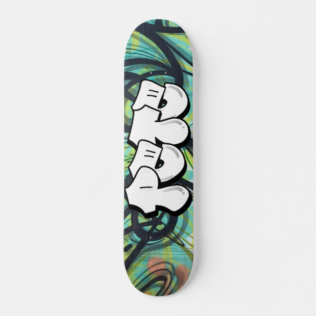 Skateboard Personalizado do Grafite Pete (Frente)