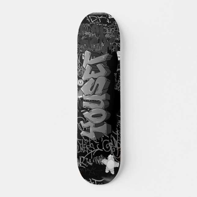 Skateboard Personalizado do Grafite Yousef (Frente)