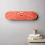 Skateboard personalizado do Red Love<br><div class="desc">Faça deste Red Love Skateboard seu próprio adicionando seu texto. Para acessar ferramentas avançadas de edição,  vá para "Personalizar este modelo" e clique em "Detalhes",  role para baixo e pressione o link "clicar para personalizar mais".</div>