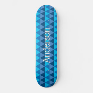 Skateboard Personalizado - Triângulos Geométricos