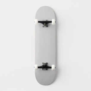 Skateboard Prateado Metálico Esbelto para Passeios