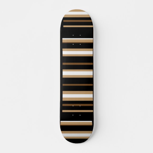 Skateboard Preto-Castanho (Frente)