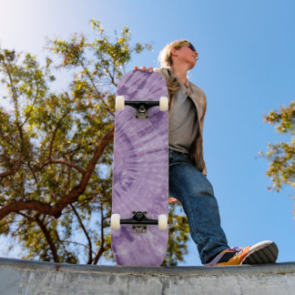 Skateboard Púrpura Tie Dye