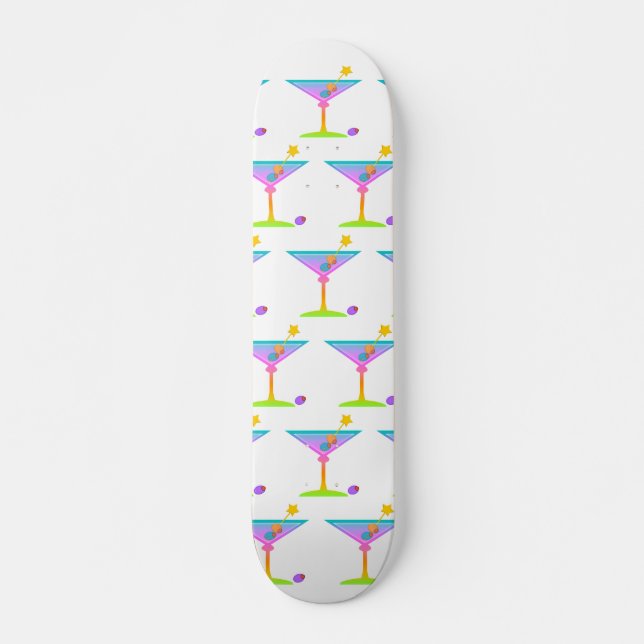 Skateboard - Rainbow Martinis (Frente)