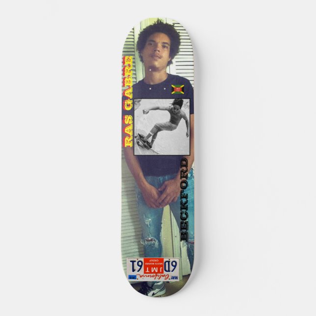 skateboard RAS GABRE BECKFORD (Frente)