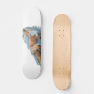 Skateboard Red Fox Art